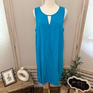 Crown & Ivy Teal Sleeveless Swim Cover-Up